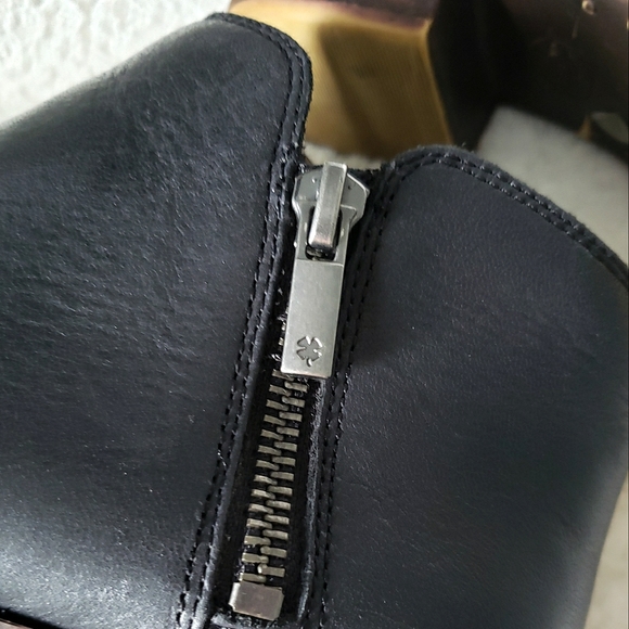 Lucky Brand Black Leather Burklee Ankle Boot / Bootie, Size 8 - Picture 8 of 12